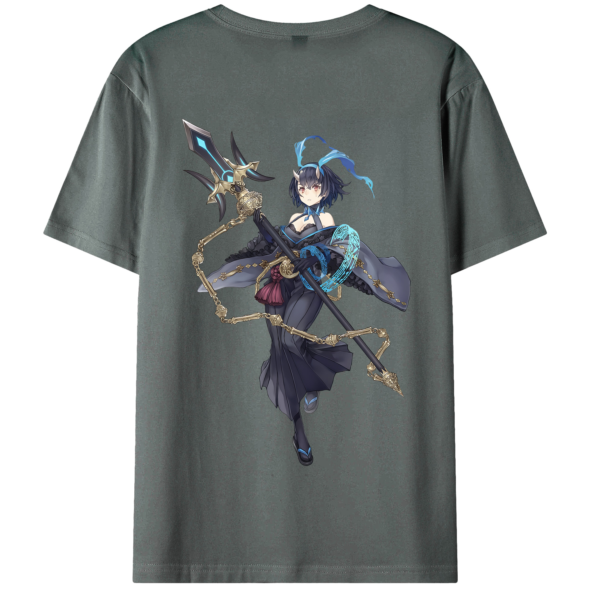 （画像用） 転スラ Regarding Reincarnated to Slime 綿100％半袖Tシャツ（背面プリント）